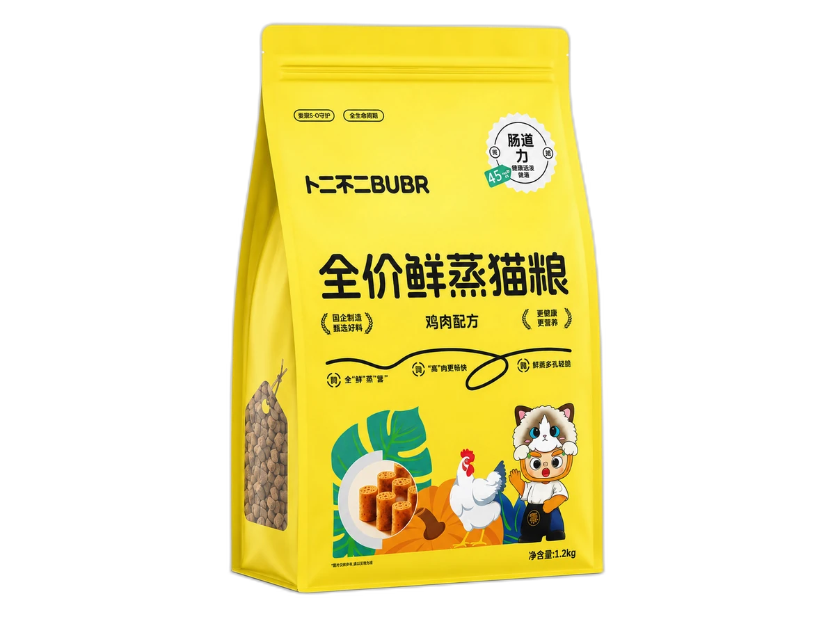 BUBR Complete Nutrition Fresh Steamed Food